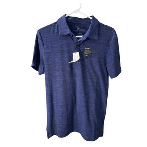 Marc Anthony Luxury Soft Touch Slim Fit Polo Bright Blue, Size Small, NWT
